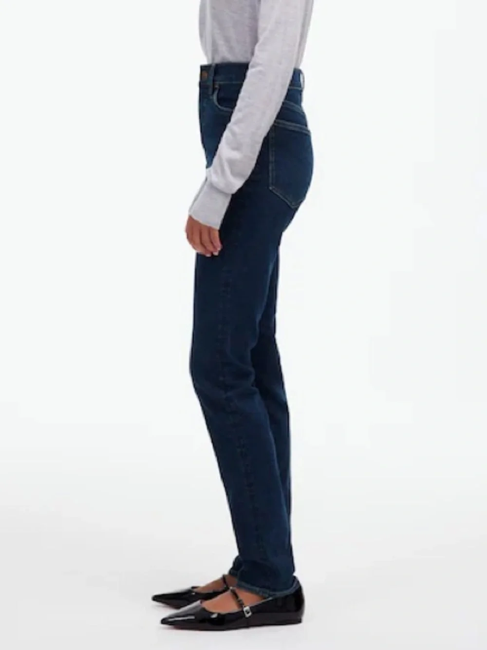 Madewell The Perfect Vintage Jean High Rise Larkspur Stretch Denim Size 28